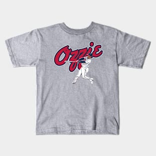 Ozzie Albies Slugger Swing Kids T-Shirt